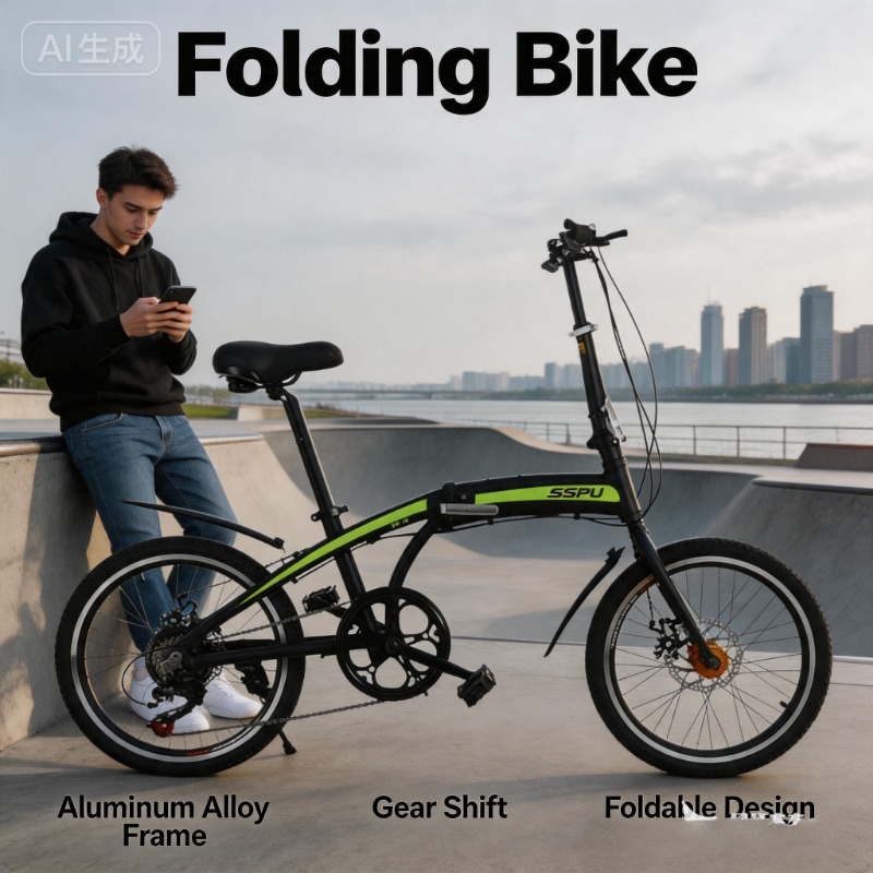 UltraLight 20 Inch Folding Bik - огляд і ціна Commuter Biking