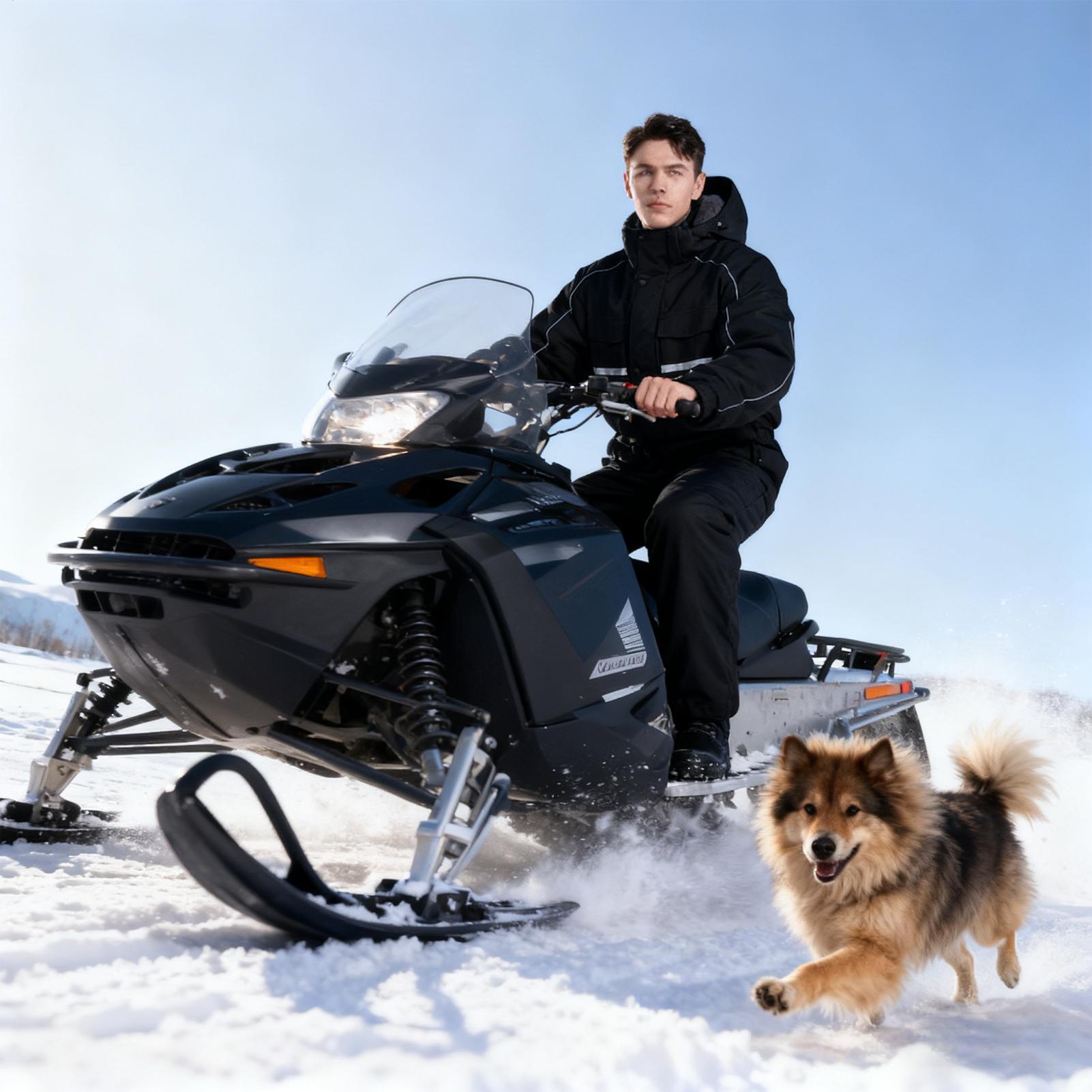 Motorcycle Winter Jacket 4-Poc - огляд і ціна Cycling Commute Clothes