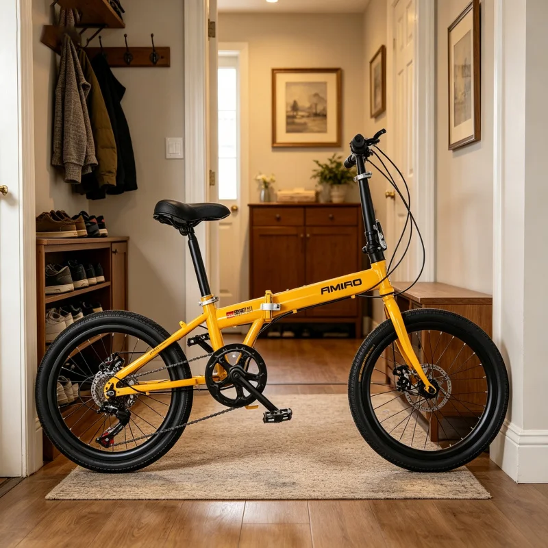 20 Inch Yellow Spoke Wheel Fol - огляд і ціна Commuter Biking