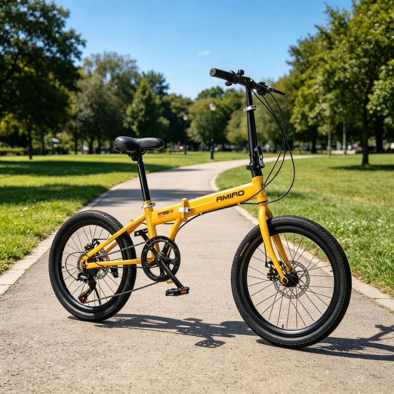 20 Inch Yellow Spoke Wheel Fol - огляд і ціна Commuter Biking