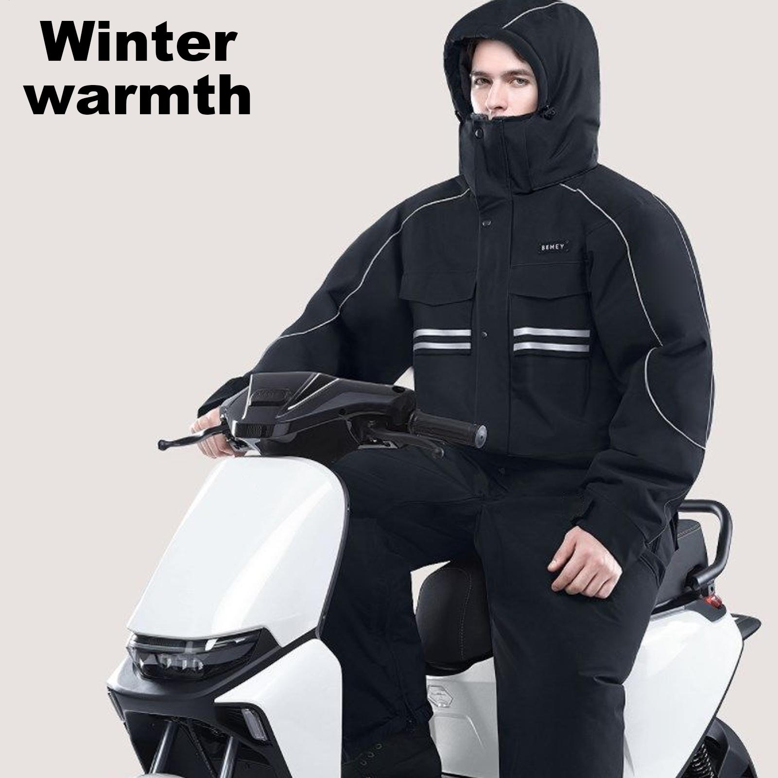 Motorcycle Winter Jacket 4-Poc - огляд і ціна Cycling Commute Clothes