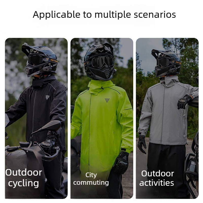 Motorcycle Rain Suit Waterproo - огляд і ціна Cycling Commute Jacket