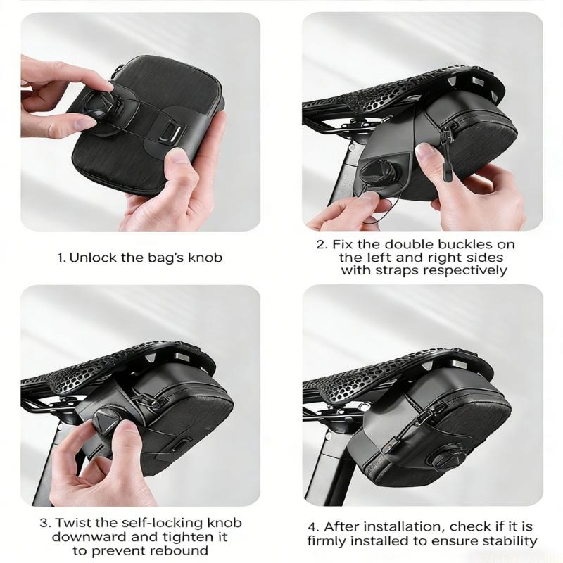 U2JB Waterproof Bicycles Under - огляд і ціна Saddle Bag Under Seat