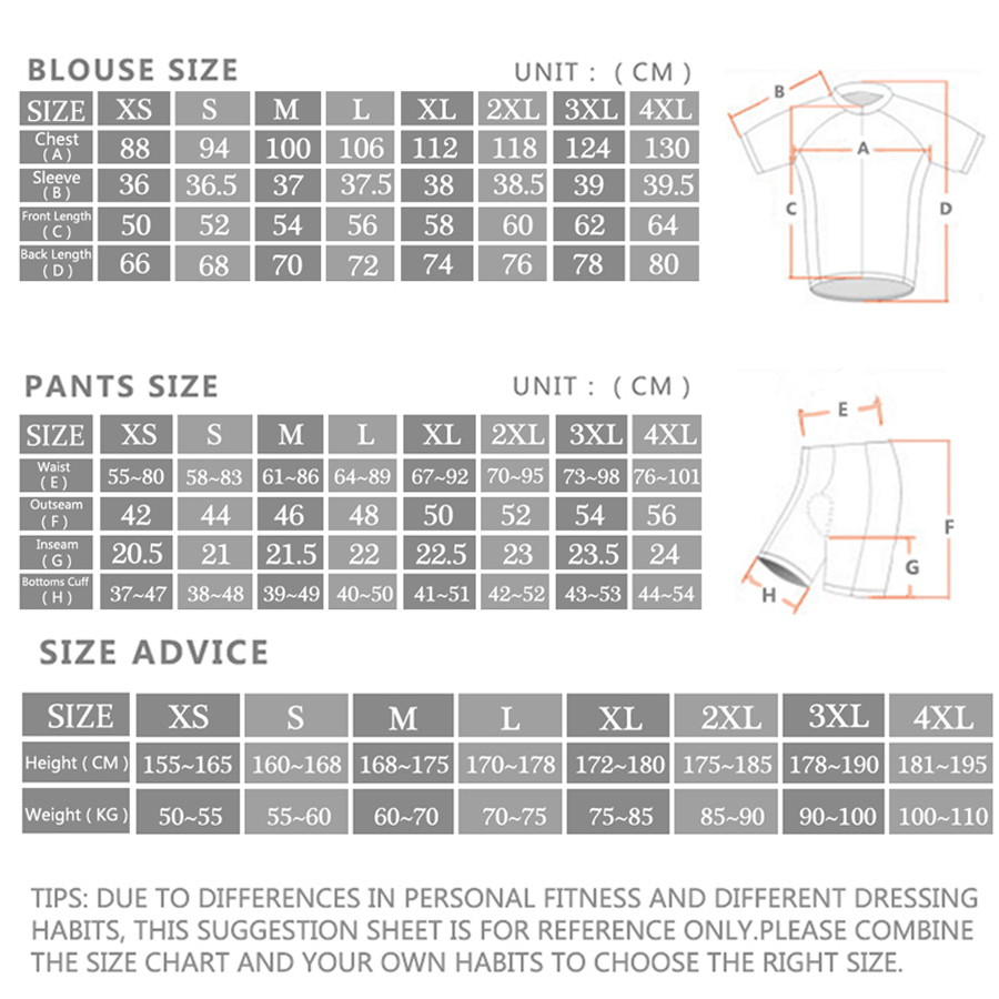 Rcn Rvouei Cycling Jersey Set  - огляд і ціна Cycling Commute Shorts